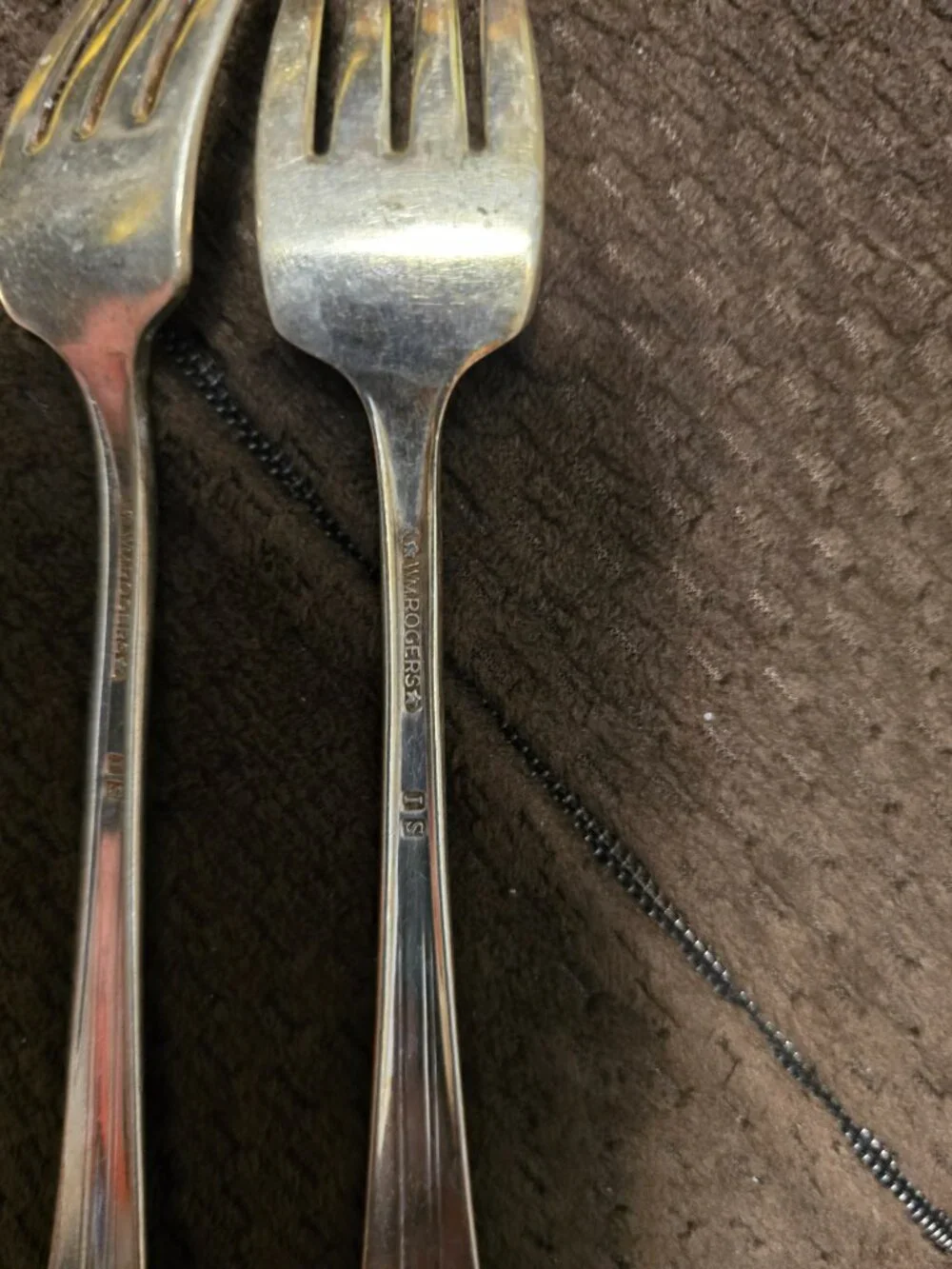 Wm Rogers 4pc Imperial Pattern Silverplate Flatware Vintage